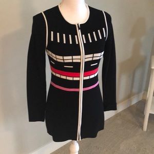 Per Se Zip Front Sweater